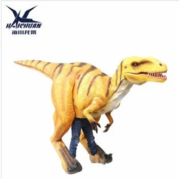 Yellow T-rex Leg Show Costume