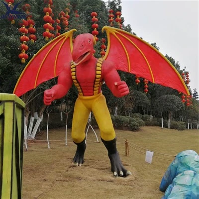 Giant Dinosaur Cartoon Statue