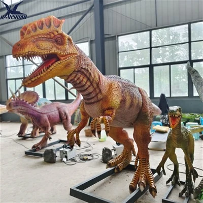 Yellow Dilophosaurus